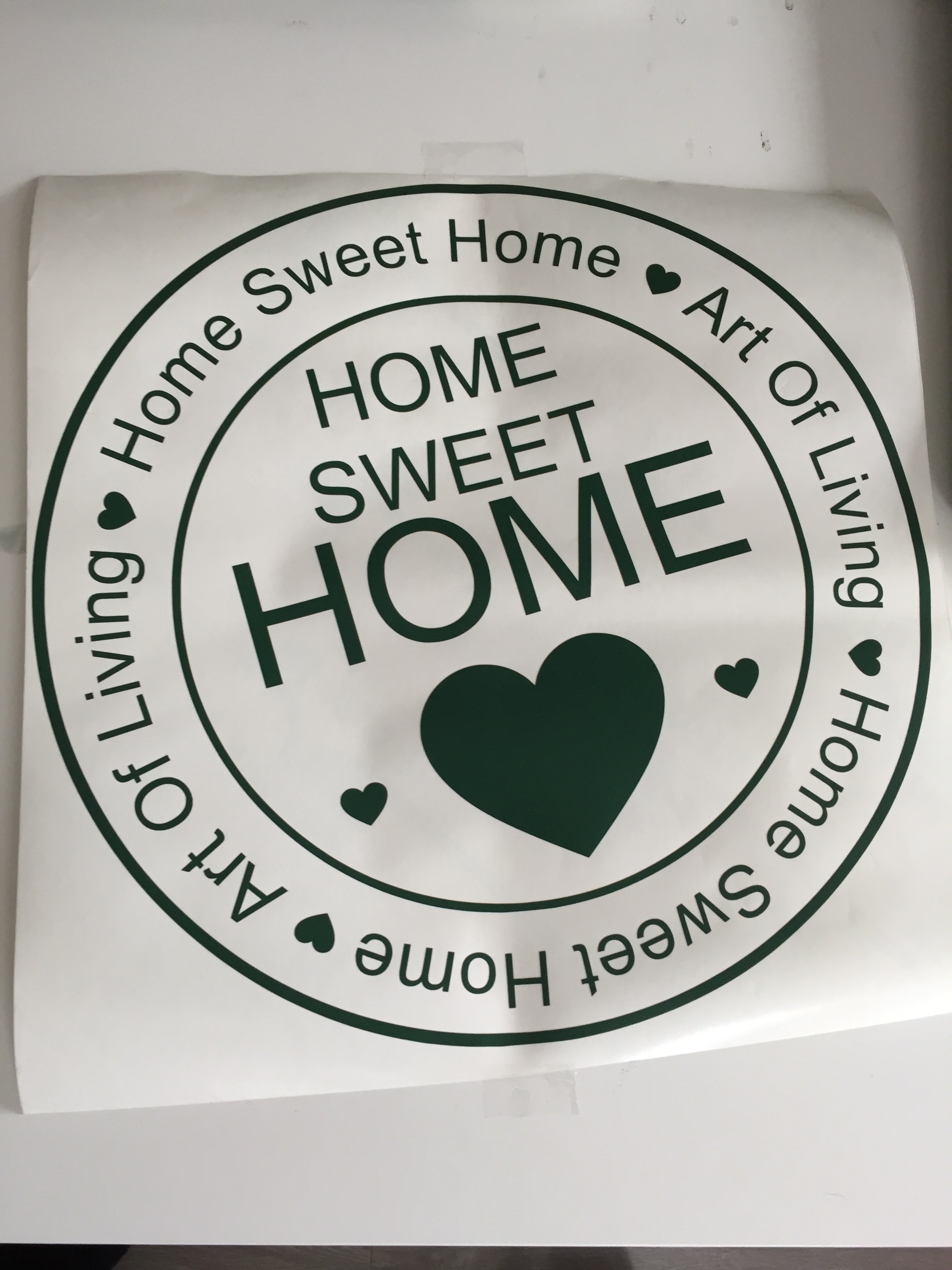 home sweet home sticker
